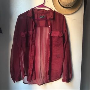 Obey Sheer Buttondown